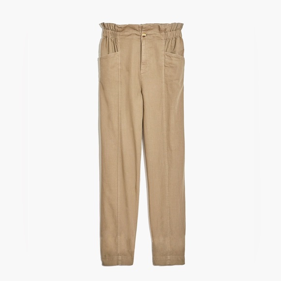Madewell Pull-On Paperbag Pants Sz 27 - Picture 2 of 8